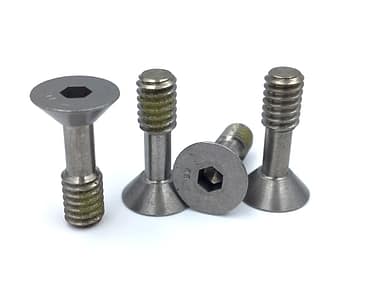 Custom Captive Shoulder Screws – Flat Socket Head In 302HQ DFARS Material