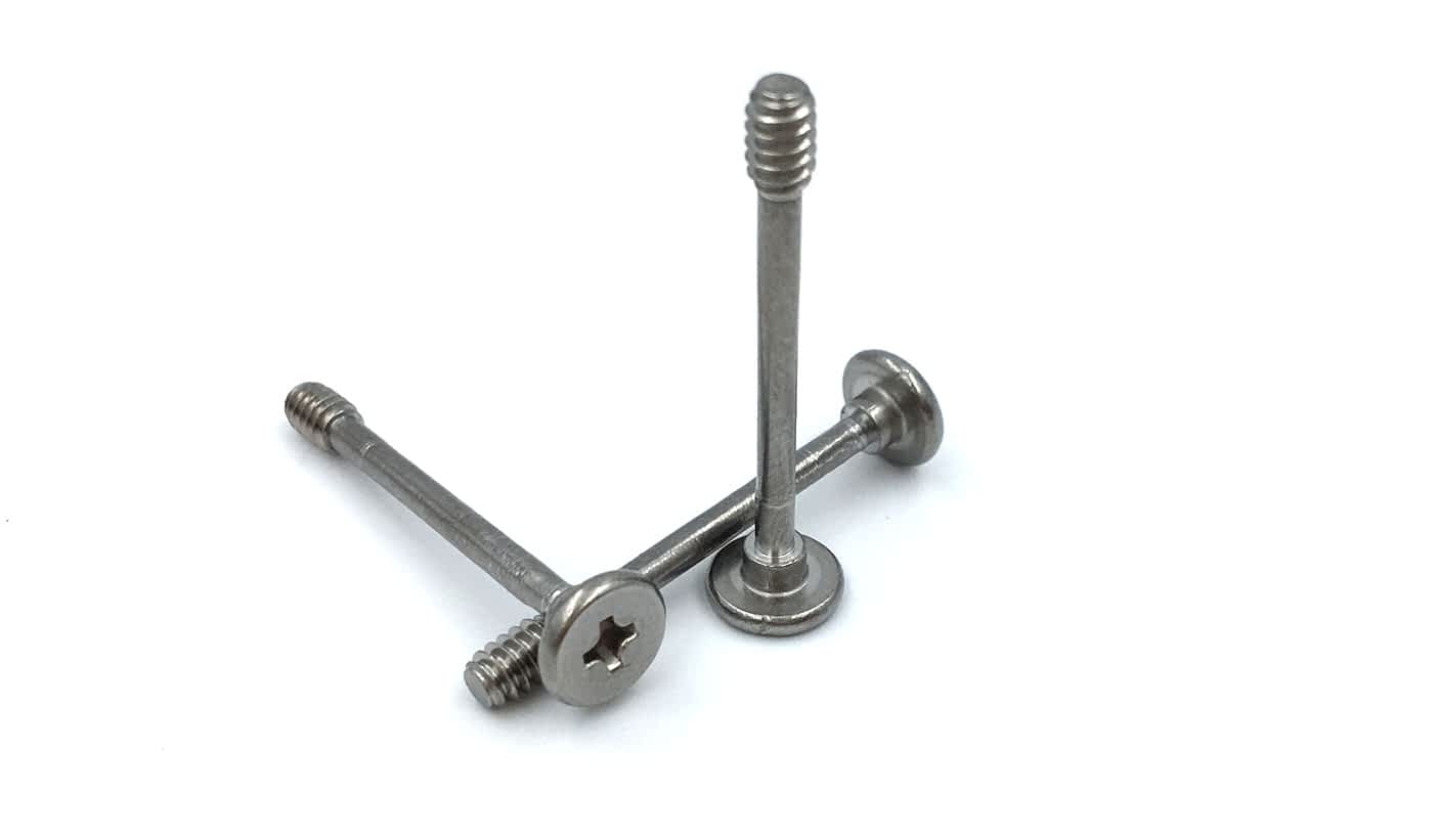 Custom Stainless Shoulder Captive Screws Cold Drawn 303 SS